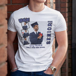 Bravo Senior 2025 Gepersonaliseerd Familie Afstude T-shirt