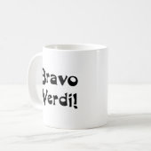 bravo verdi koffiemok (Voorkant links)