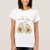 Bravocado Advocado Geslacht Neutrale Twins Moeder  T-shirt (Voorkant)