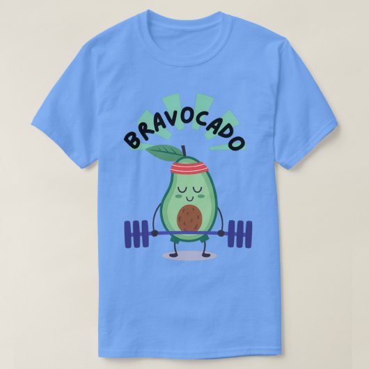 Bravocado Funny Avocado Pun Classic TShirt (Design voorkant)