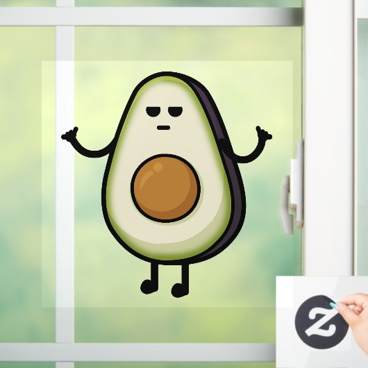 Bravocado Raamsticker (Huis)