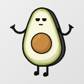 Bravocado Raamsticker (Vel)