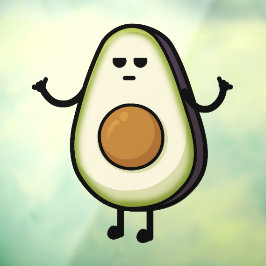 Bravocado Raamsticker