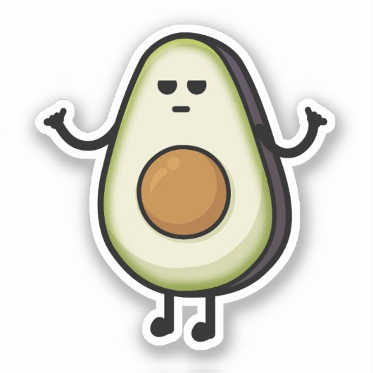 Bravocado Sticker (Voorkant)
