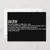 Braw Briefkaart (Voorkant / Achterkant)