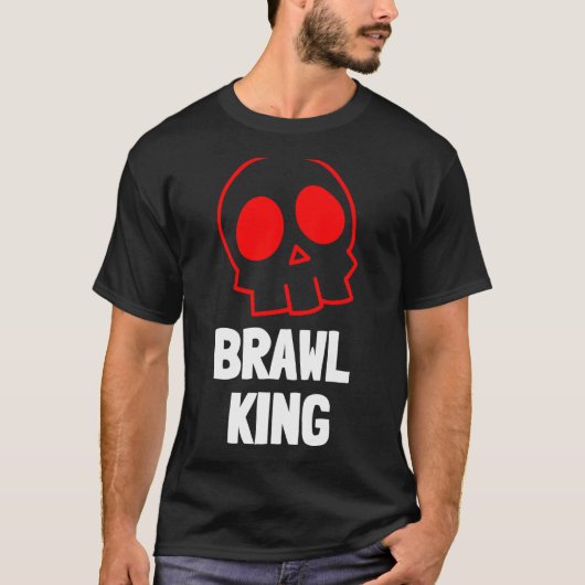 Brawl King Brawling Gamer Gaming 20 T-shirt (Voorkant)