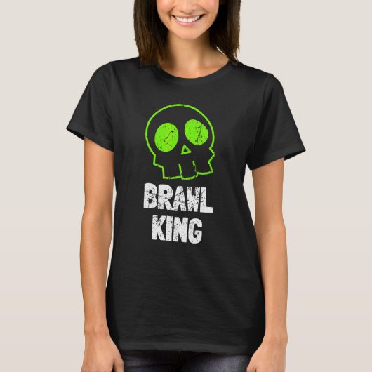 Brawl King Brawling Gamer Gaming 2 T-shirt (Voorkant)