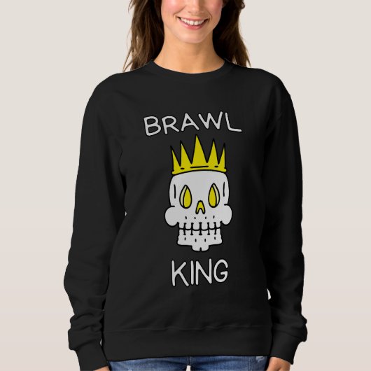 Brawl King Brawling Gamer Gaming 6 Trui (Voorkant)