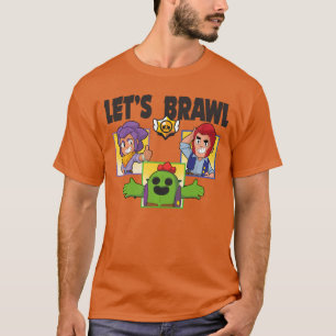 Brawl Stars Laat Brawl Colt Spike En Shelly Groep T-shirt