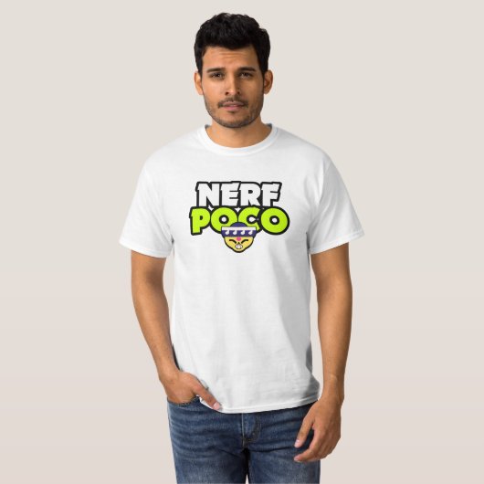 Brawl Stars T-shirt Nerf Poco (Voorkant volledig)