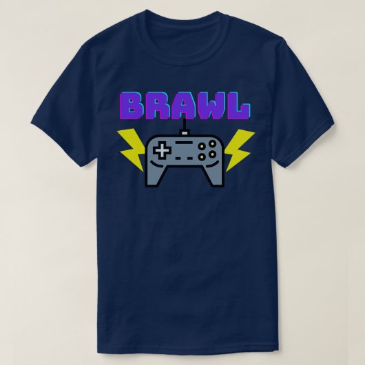 Brawling-gamecontroller T-shirt (Design voorkant)