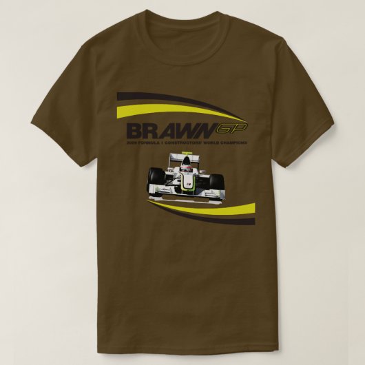 Brawn GP Formule 1 T-shirt (Design voorkant)