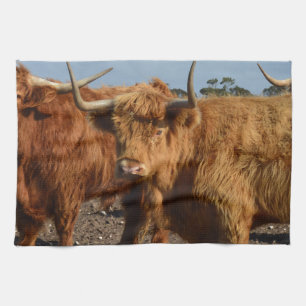 Brawny Beauty: de majestueuze Big Brown Highland K Theedoek
