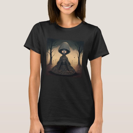 Braxie 1952 Creepy Alien Cryptid Legend Flatwoods T-shirt (Voorkant)