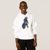 Braxton #18 Michigan MX Boyz White Hoodie - Jeugd (Voorkant volledig)