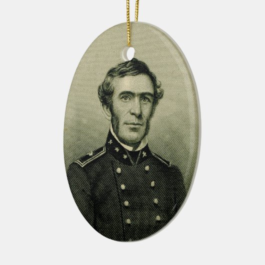 Braxton Bragg Keramisch Ornament (Links)