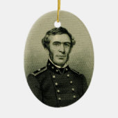Braxton Bragg Keramisch Ornament (Voorkant)