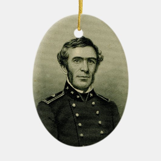 Braxton Bragg Keramisch Ornament (Voorkant)