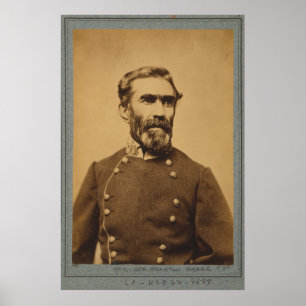 Braxton Bragg Portrait (tussen 1861 en 1865) Poster