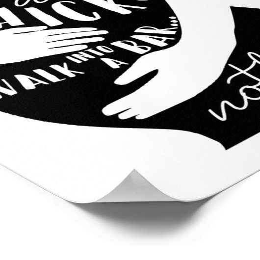 Braxton Hicks Funny Pregnancy Poster (Hoek)