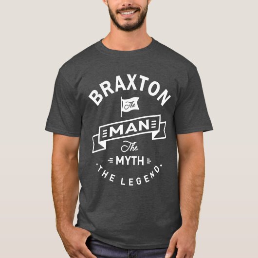 Braxton Persoonlijke naam Birthday Gift T-shirt (Voorkant)