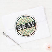 Bray City Pride Emblem – Ierse identiteit Ronde Sticker (Envelop)