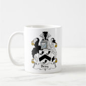 Bray Family Crest Koffiemok (Links)