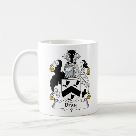 Bray Family Crest Koffiemok (Links)