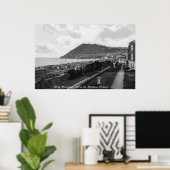 Bray promenade, Co. Wicklow, Ierland c1905 Poster (Thuiskantoor)