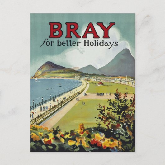 Bray ~ voor betere feestdagen briefkaart (Voorkant)