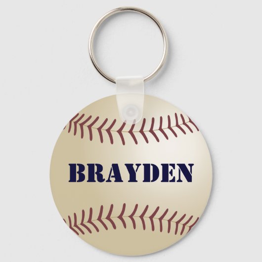 Brayden Baseball Keychain (Voorkant)