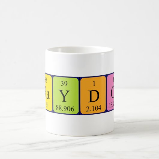 Braydon periodieke lijstnaam mok (Center)