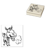 Braying Ezel Rubber Stamp Rubberstempel (Gestempeld)
