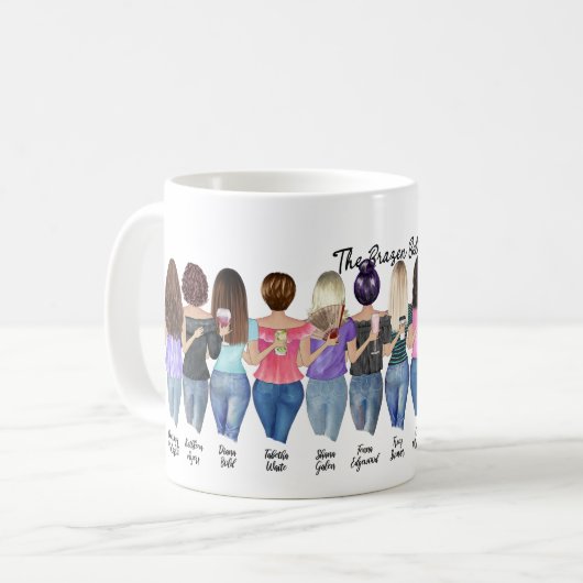 Brazen Belles Auteurs Mok (Voorkant links)