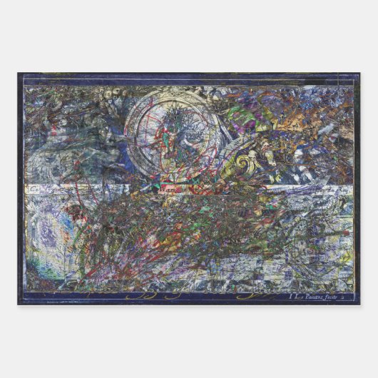 Brazen en Crystal Inpakpapier Vel (Voorkant 3)