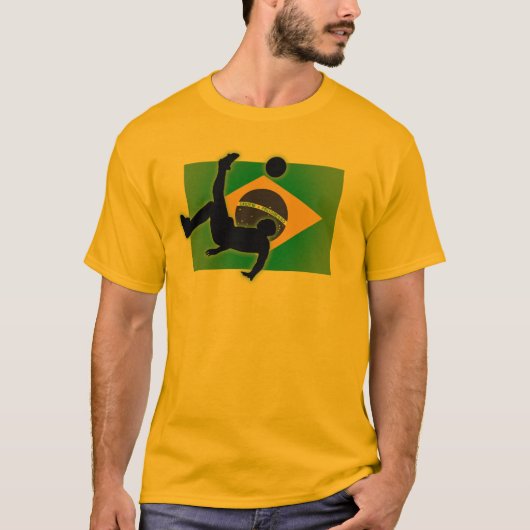 Brazil Bicycle Kick T-shirt (Voorkant)