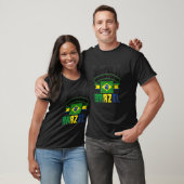 Brazil Brazilian Brazil Flag Happiest When Im In B T-shirt (Unisex)
