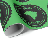 Brazil Cadeaupapier (Rol Hoek)