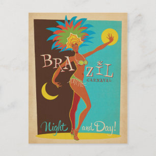 Brazil Carnaval   Night & Day Briefkaart