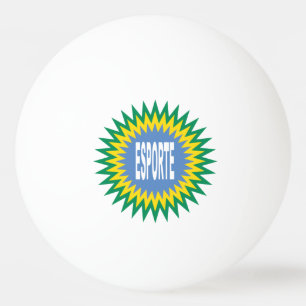 BRAZIL ESPORTE witte tafeltennistafel Pingpongbal