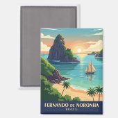 Brazil Fernando de Noronha Magnet (Voorkant / Achterkant)