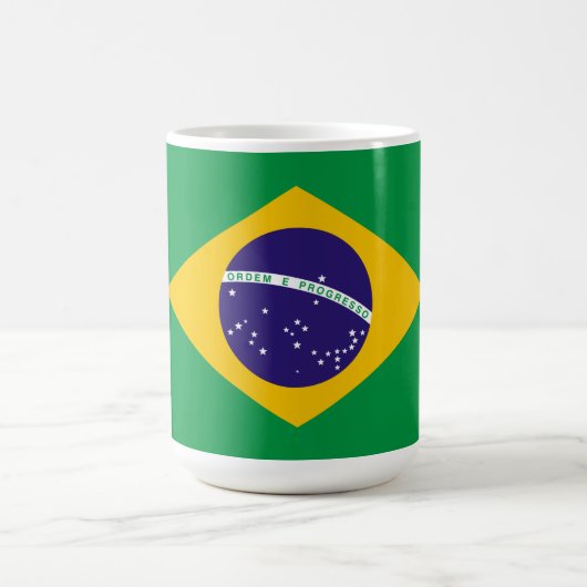 Brazil Flag Coffee Mug Koffiemok (Center)