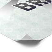 Brazil Flag Map 2.0 Poster (Hoek)