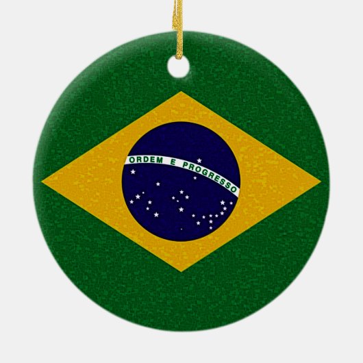BRAZIL FLAG Ornament (Achterkant)