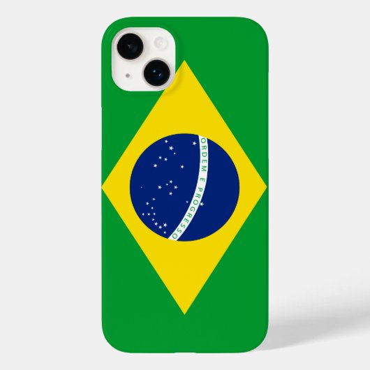 Brazil Flag Tough Phone Case - Ideal for Travelers (Achterkant)