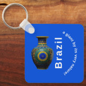 Brazil Giant Nature Mandala - Round Keychain (Voorkant)