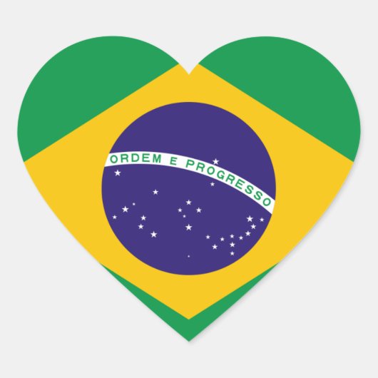 brazil hart sticker (Voorkant)