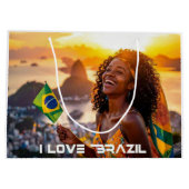 BRAZIL - I LOVE BRAZIL GROOT CADEAUZAKJE (Achterkant)