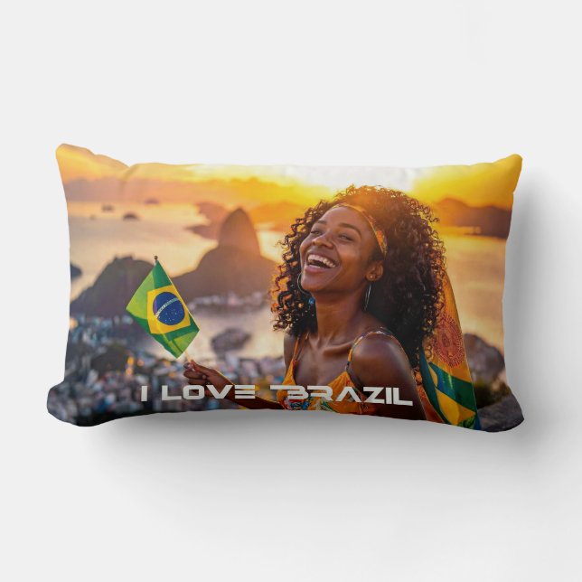 BRAZIL - I LOVE BRAZIL KUSSEN (Voorkant)