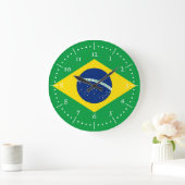Brazil National Flag Grote Klok (Huis)